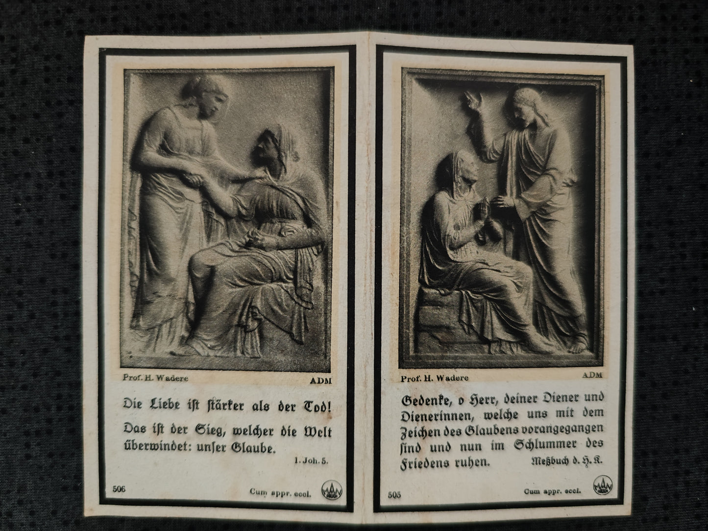 Sterbebild Zivilist Großköllnbach Feindlicher Fliegerangriff Regensburg Deutschland