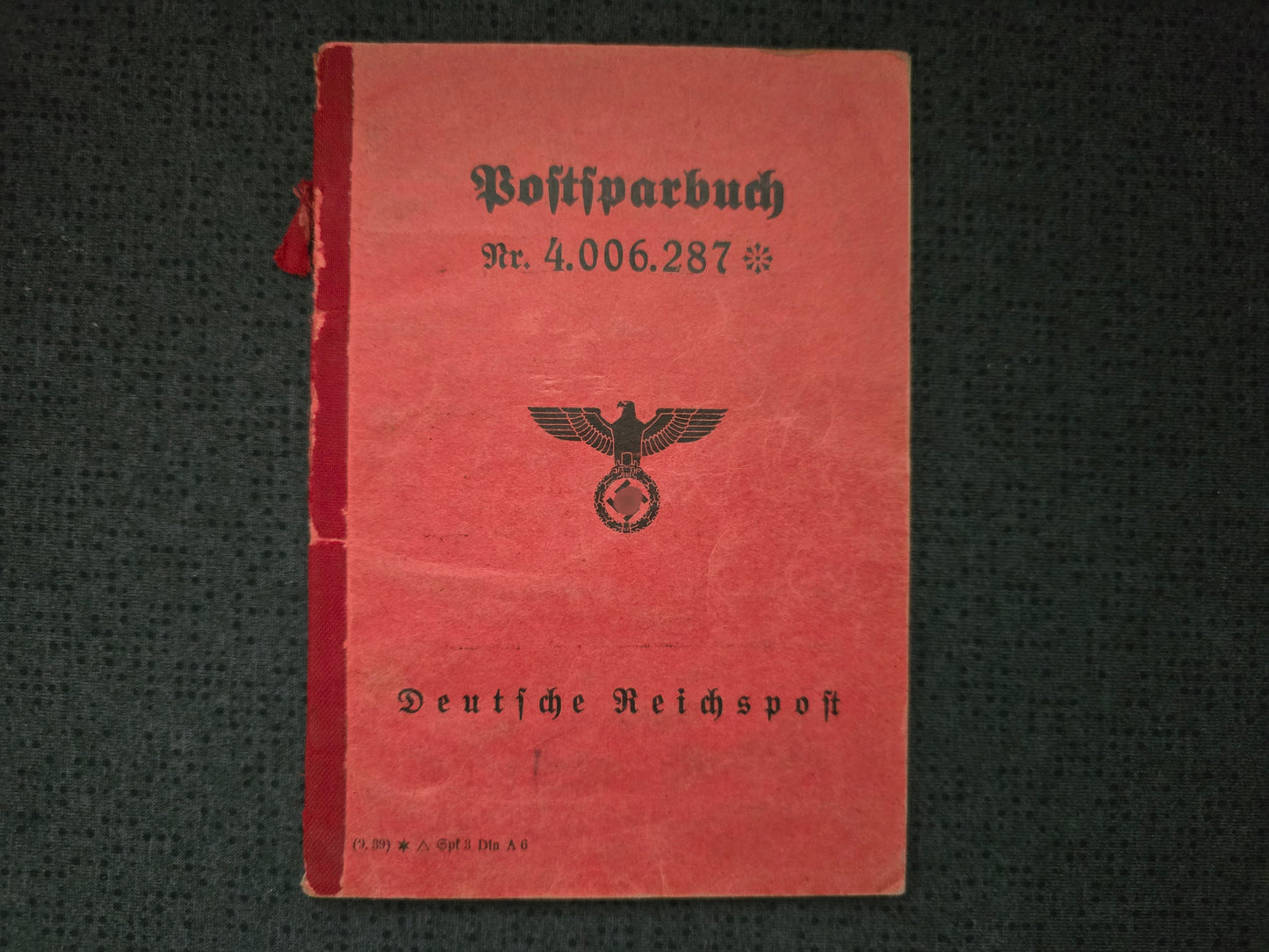 Deutsche Reichspost Postsparbuch Konvolut Ausweiskarte Rückzahlungsscheine