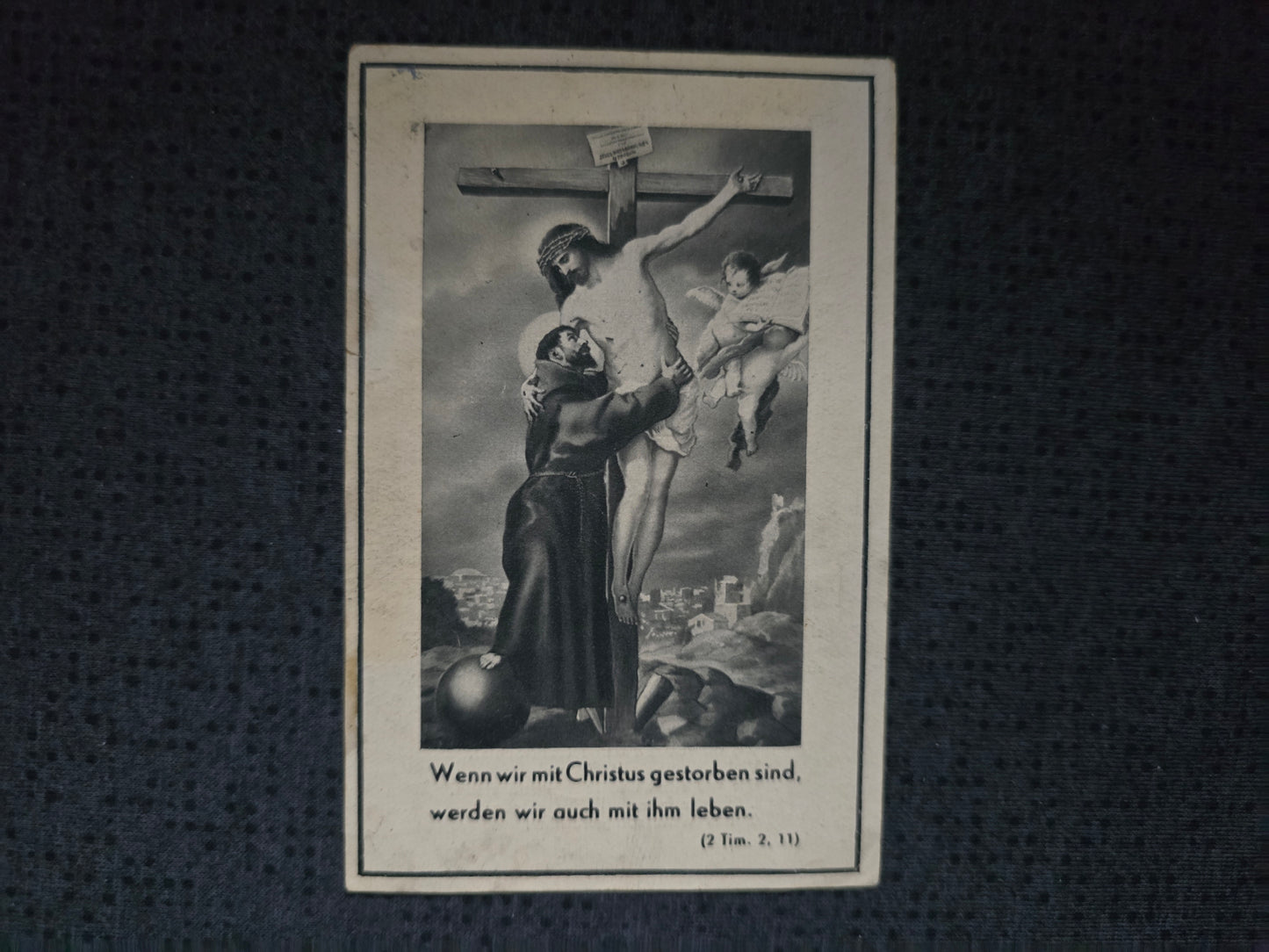 Sterbebild Feldwebel Landshut 8. Komp. Gren. Regt. (Mot.) 41 Udowitschenki Ukraine