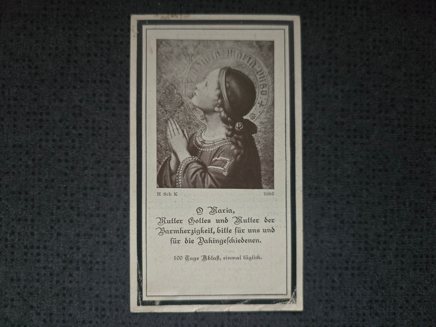 Sterbebild Obergefreiter Roßbach 13. Komp. Inf. Regt. 438 Höhensturm vor Sewastopol Fliegerbombe Ukraine