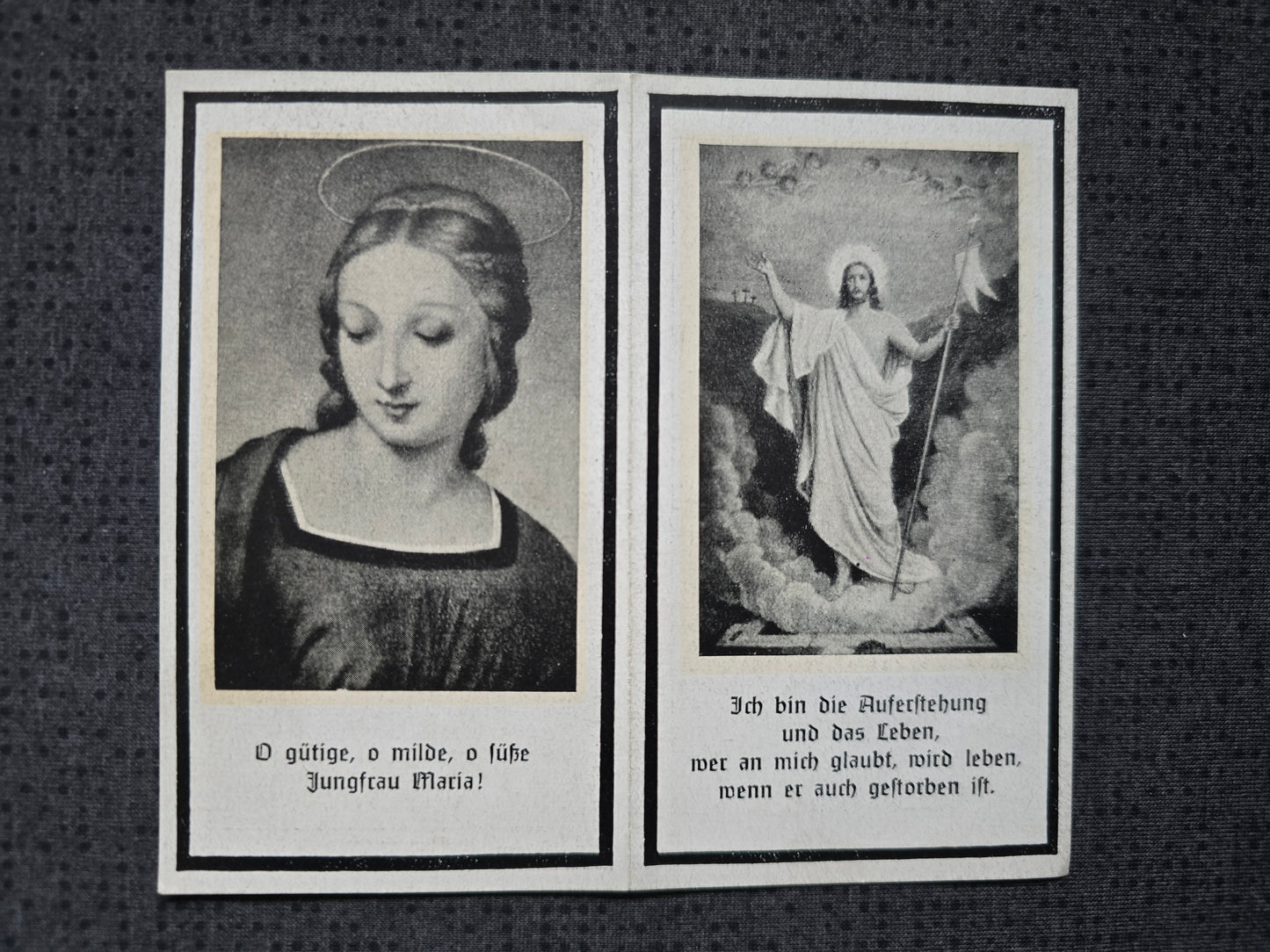 Sterbebild Grenadier Scheuring 1. Komp. Gren. Regt. 519 Nowaja-Derewnja Russland