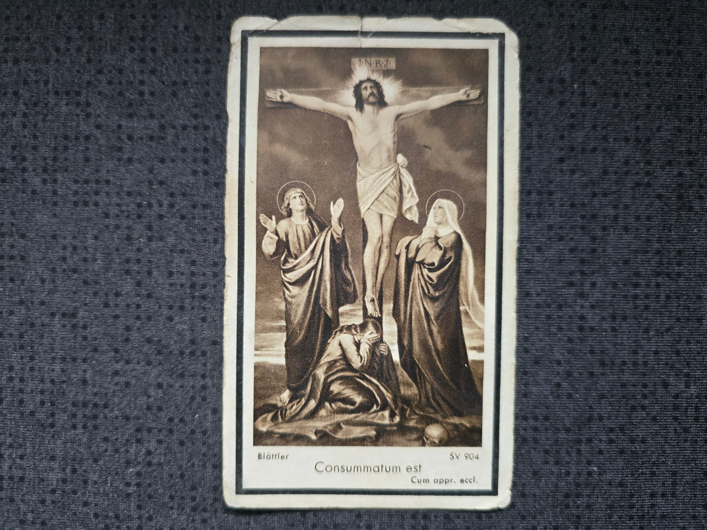 Sterbebild Schütze Geretsberg 13. Komp. Inf. Regt. 35 SA-Mann Jaulgonne Frankreich