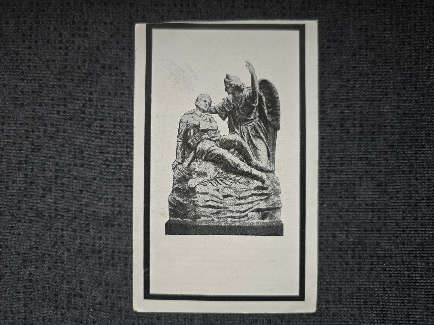 Sterbebild Gefreiter Welchenberg Stabsbatterie Art. Regt. 96 Terelle Cassino Italien