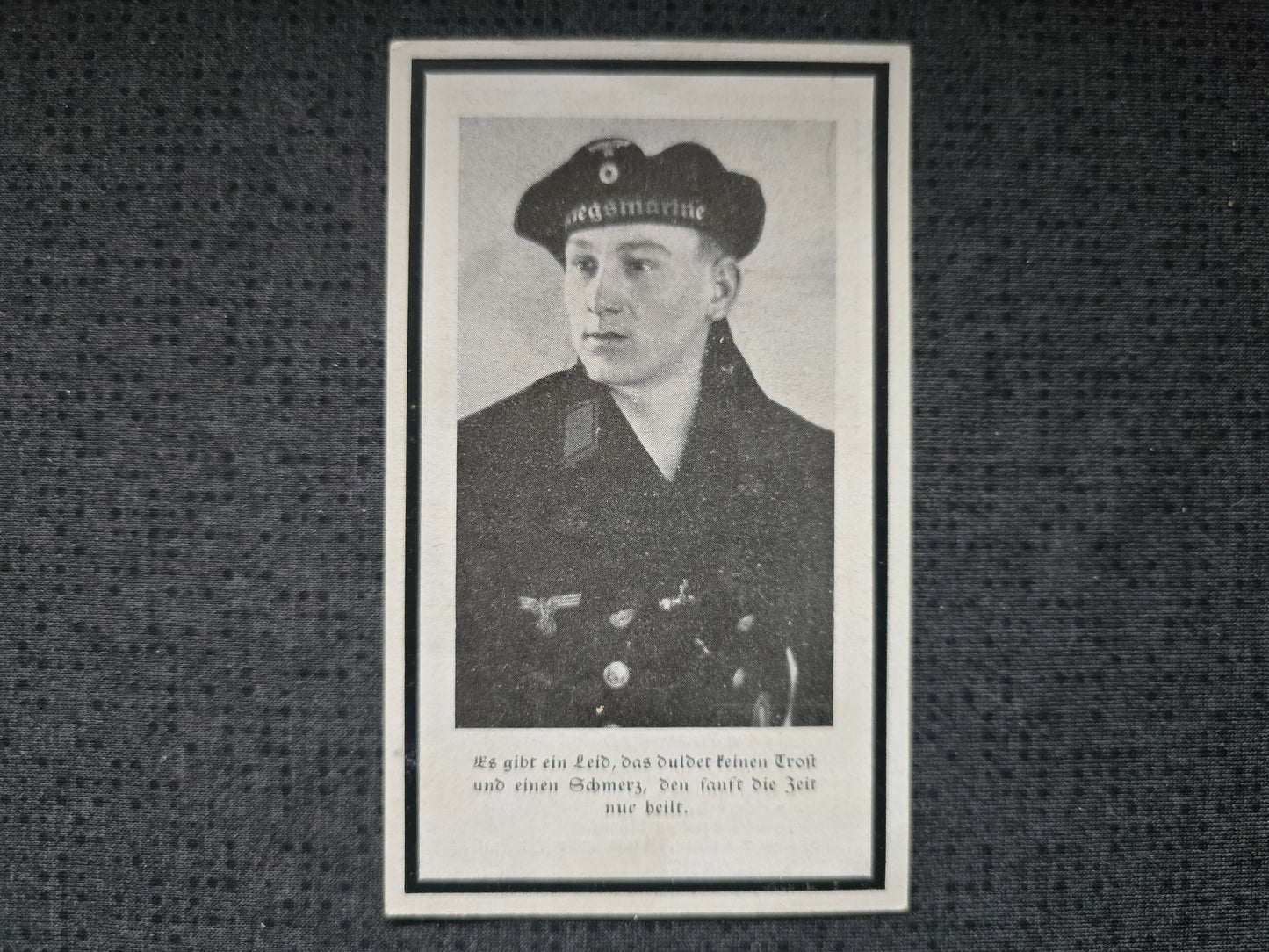 Sterbebild Funkobergefreiter München Kriegsmarine Kanal Boulogne Bourdon Frankreich