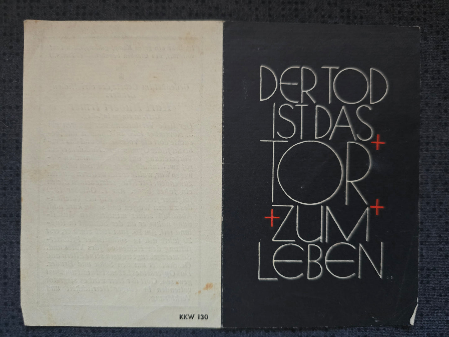Sterbebild Gefreiter Opladen 3. Komp. Inf. Regt. 222 Shlynow Ukraine