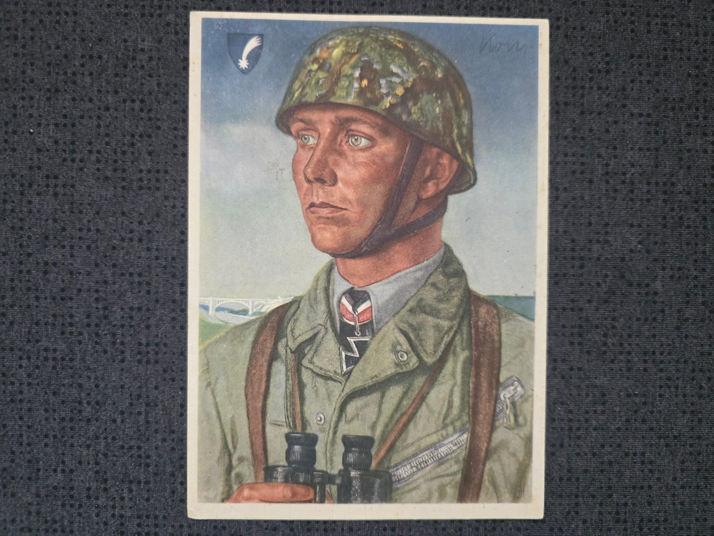 Propaganda Postkarte RK-Träger Major Koch Sturmabteilung VDA Karte