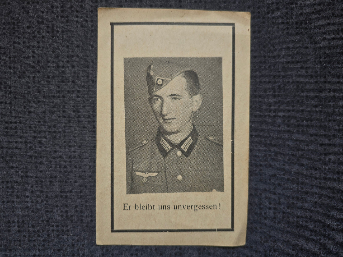 Sterbebild Gefreiter Grünburg Panzer-Jäger Abt. PKA Krgslaz.4/607 Charkiw Ukraine
