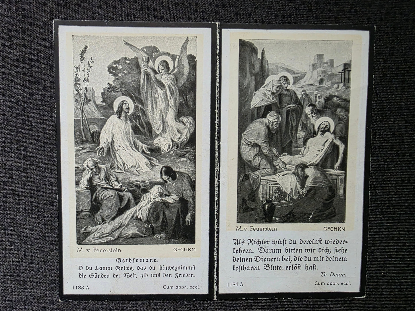 Sterbebild Obergefreiter München 2. Komp. Panzerjäger Abt. 7 Zerkowischtsche Weissrussland