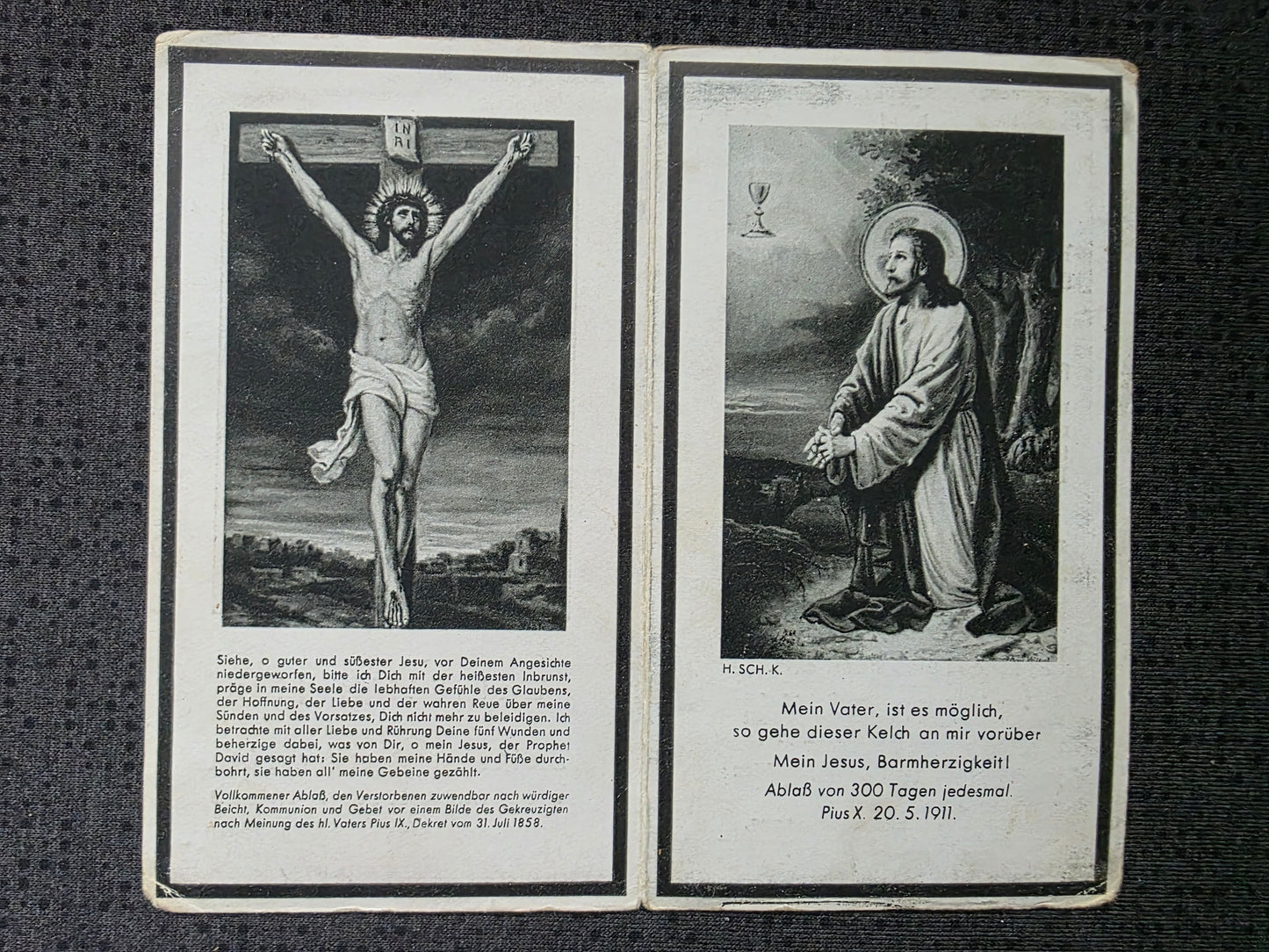 Sterbebild Kraftfahrer Kirchseeon Sanitätskolonne Lazarett III/677 Laon Frankreich