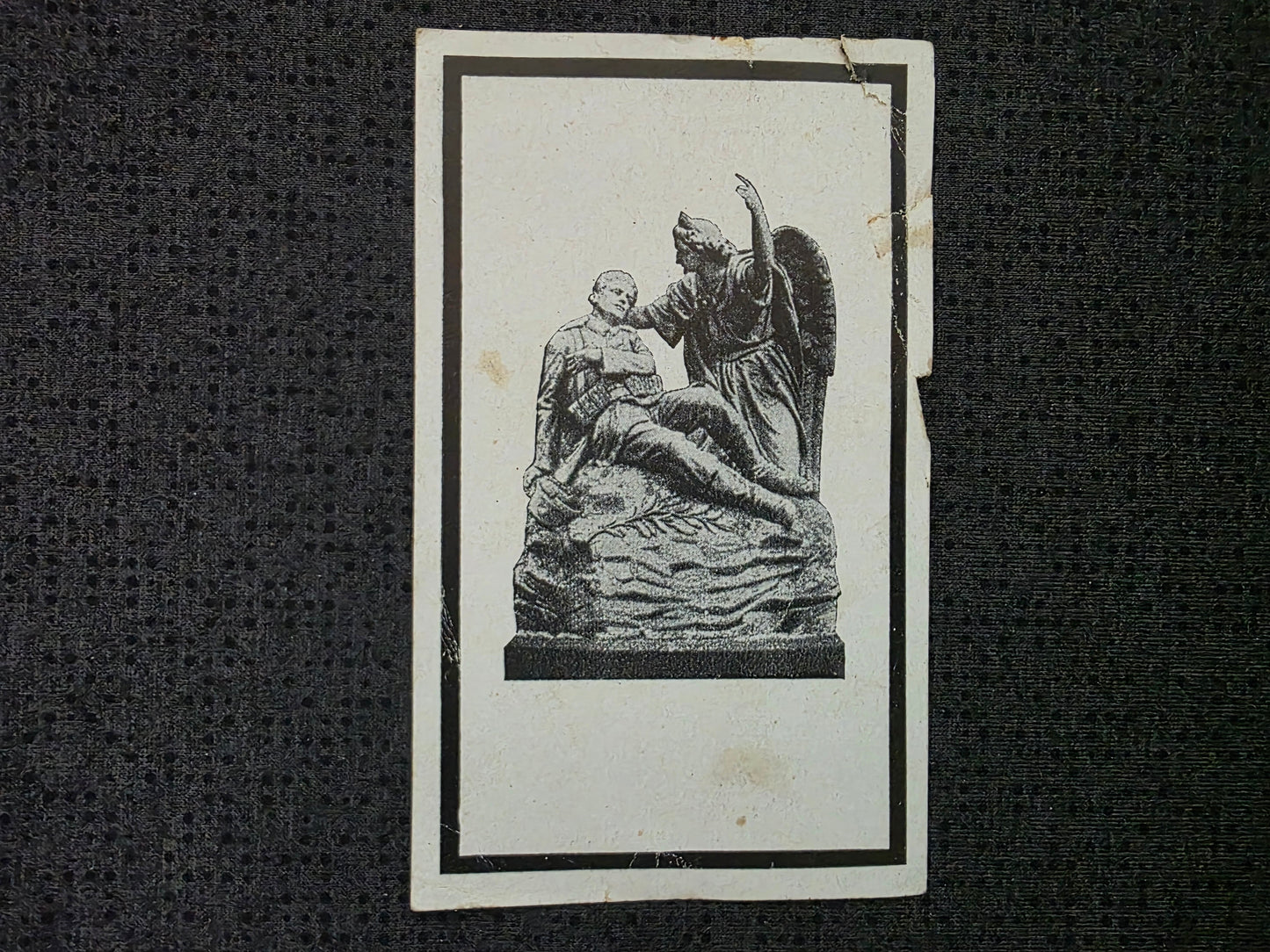 Sterbebild Unteroffizier Ampfing 2. Batterie Sturmgeschütz Abt. 177 PSA Masslowo Russland