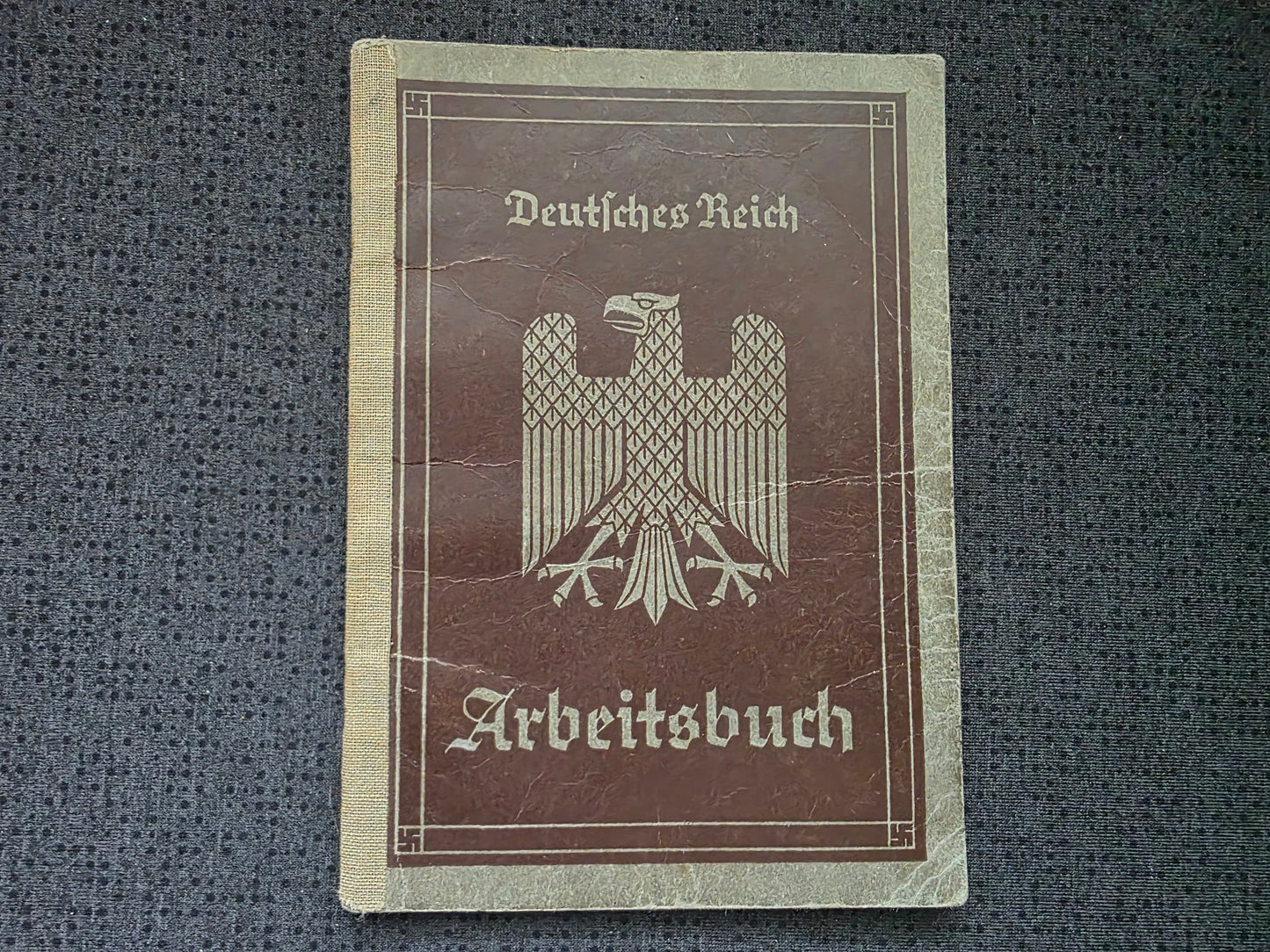 Deutsches Reich Arbeitsbuch Zwickau Luftfahrtfabrikarbeiter 1936