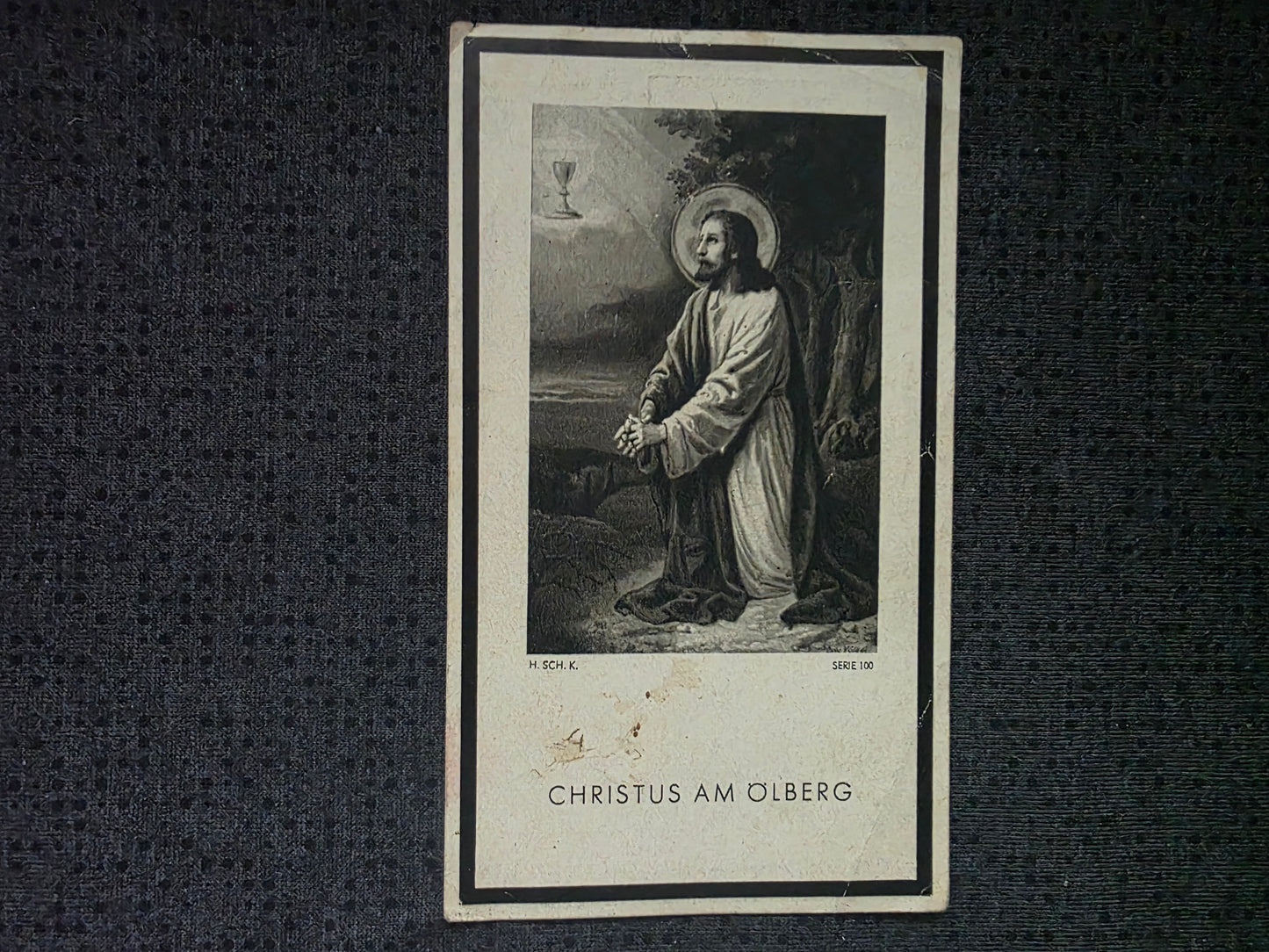 Sterbebild Unteroffizier Wendenheim Inf. Regt. Le Mans Normandie Mont d'Huisnes Frankreich