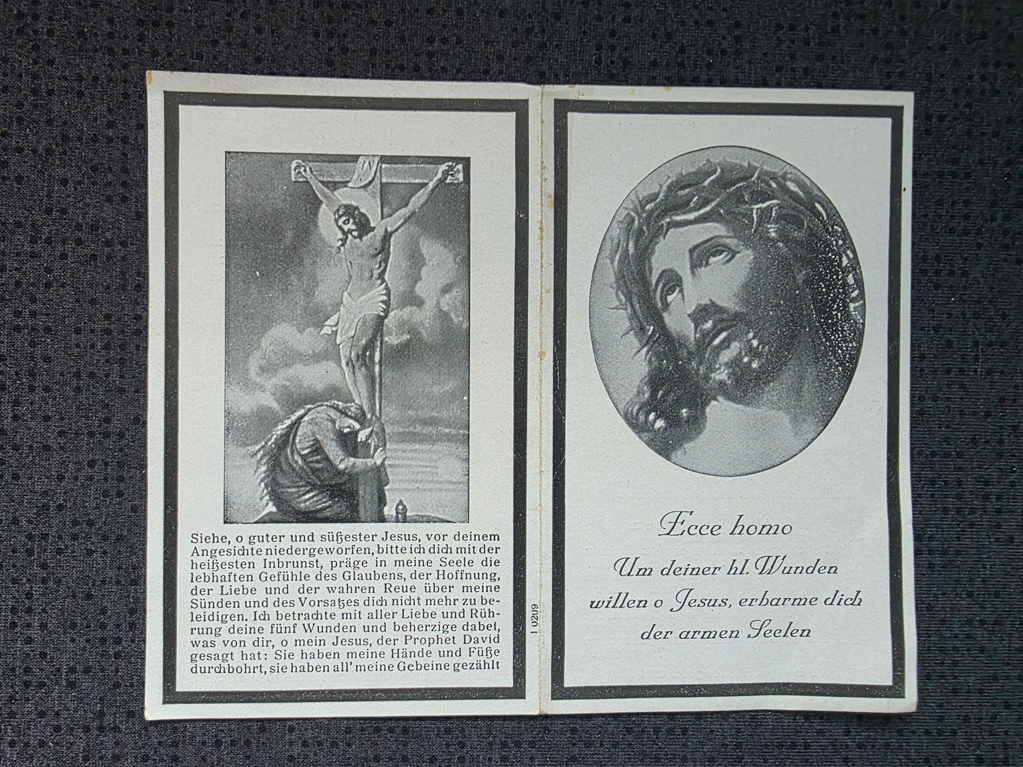 Sterbebild Obergefreiter Köllerbach Melder 5. Komp. Jägerbataillon 11 Orel Russland