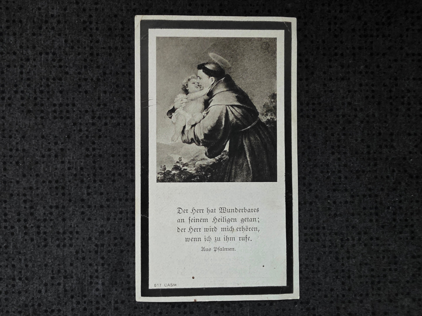 Sterbebild Obergefreiter Osterhofen Inf.-Nachrichten Abt. Orel Russland
