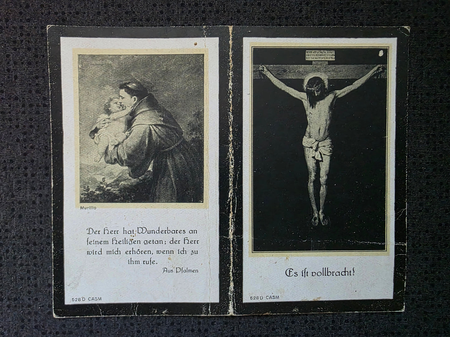 Sterbebild Gefreiter Kurzeichet 1. Komp. Inf. Regt. 81 Mitina Russland