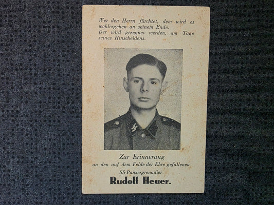 Sterbebild SS-Panzergrenadier Gronau Stare-Koszary Pulawy Polen