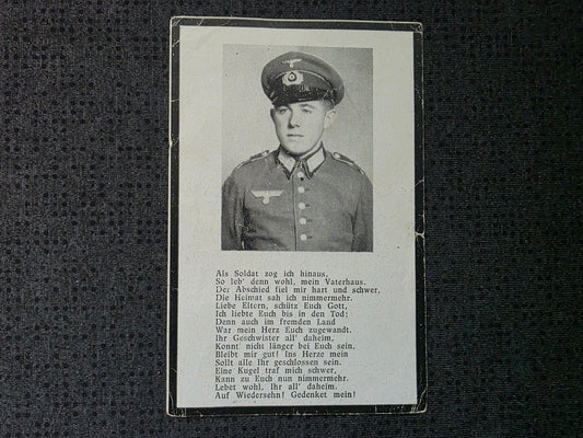 Sterbebild Obergefreiter Westerode Inf. Regt. Kurland Laidi Saldus Lettland