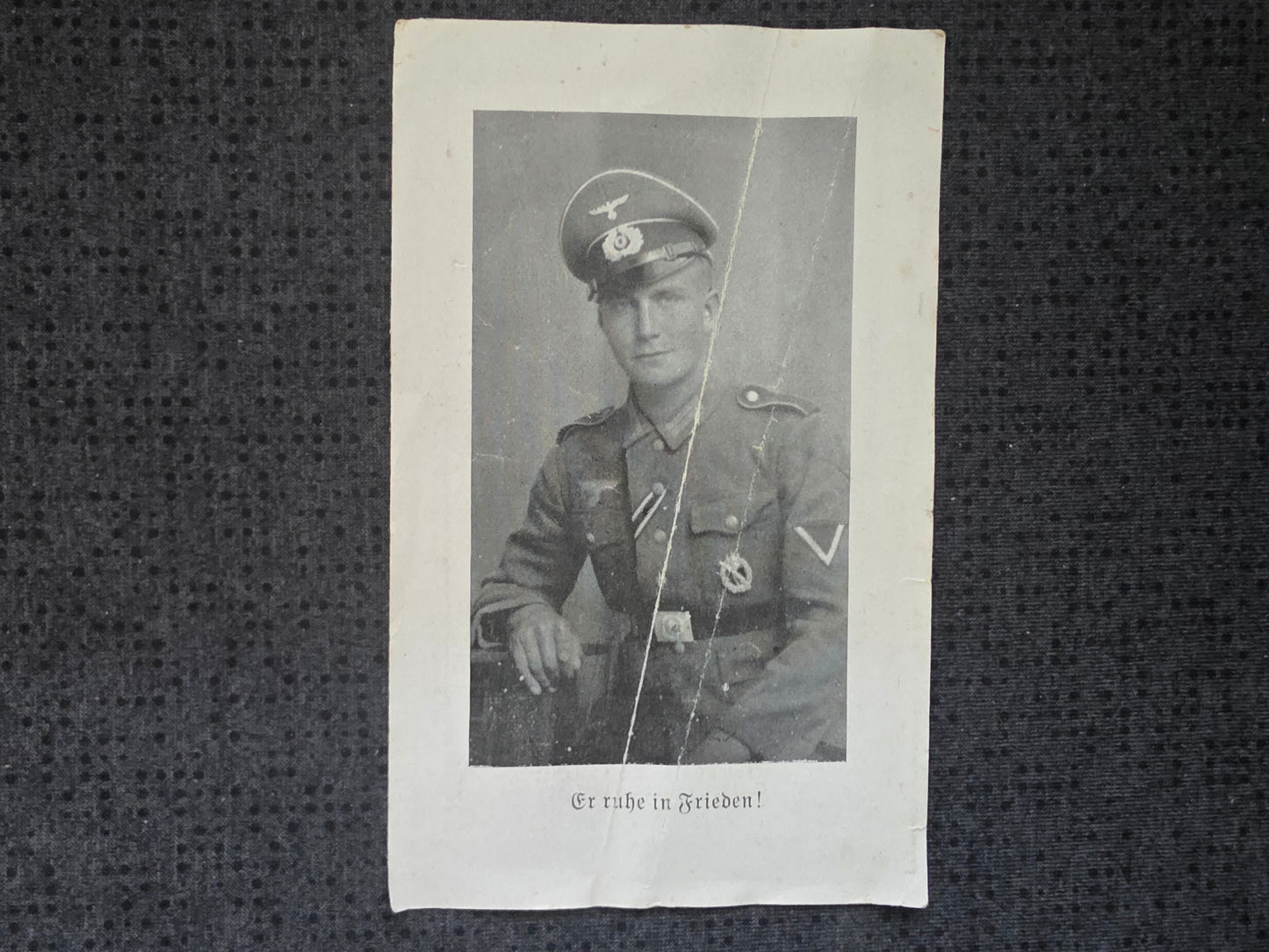 Sterbebild Gefreiter Steinkirchen 9. Komp. Gren. Regt. 248 Osten
