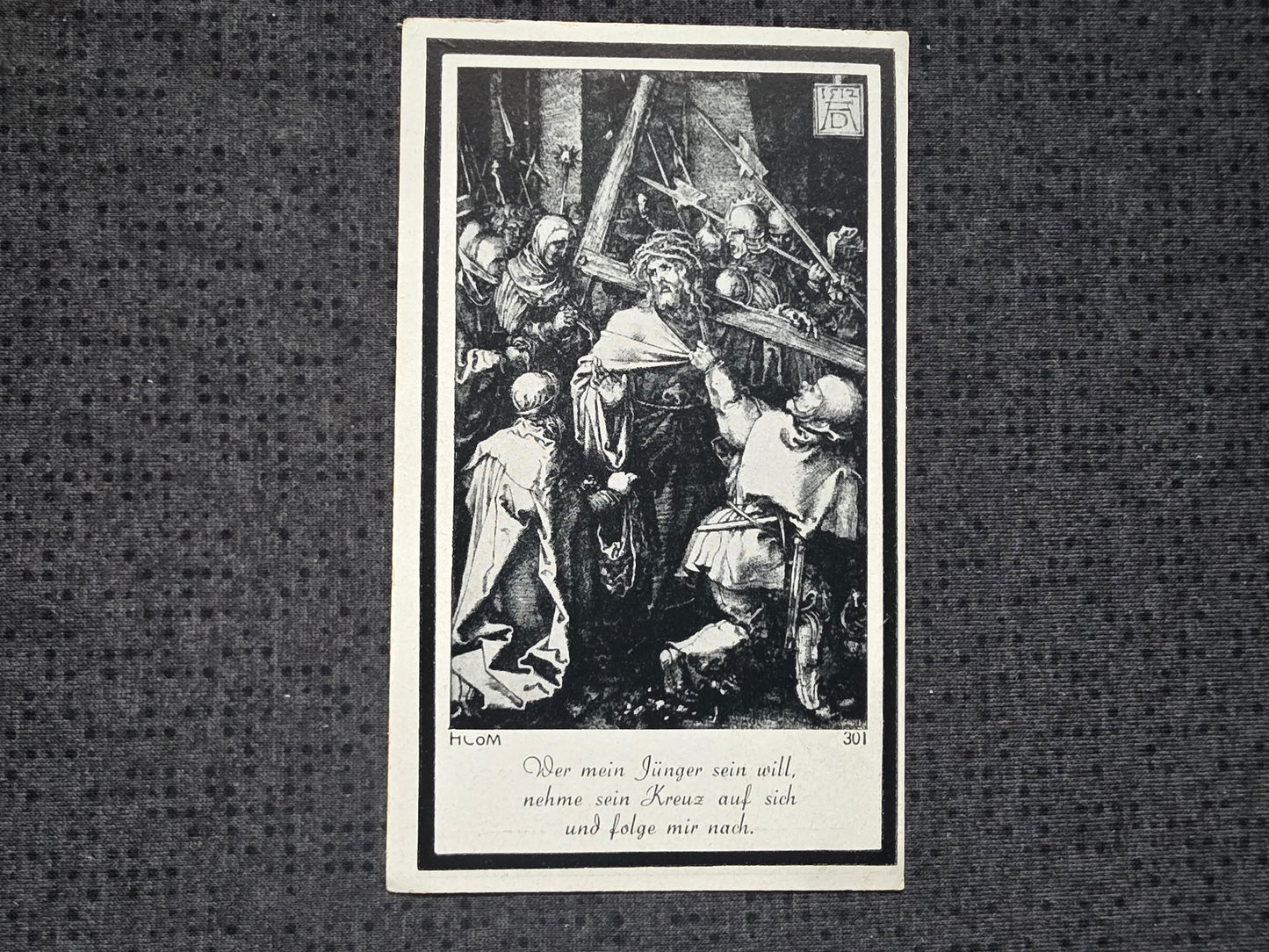 Sterbebild Reichsbahn-Bedienteste KVK weitere Auszeichnungen Terrorangriff 1945