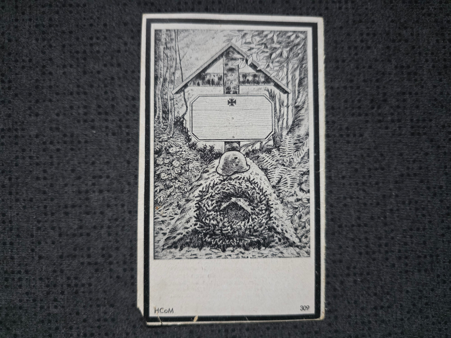 Sterbebild Obergefreiter Göttleinsberg Meldegänger Flak-Abt. Mazedonien