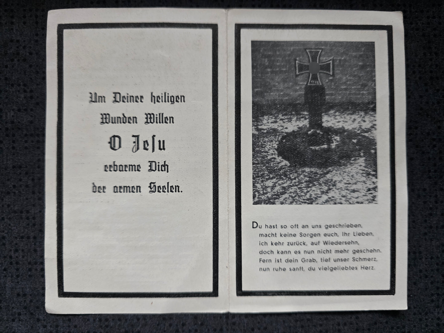 Sterbebild Gefreiter Koblenz Pionier Btl. Stalingrad Rossoschka Russland