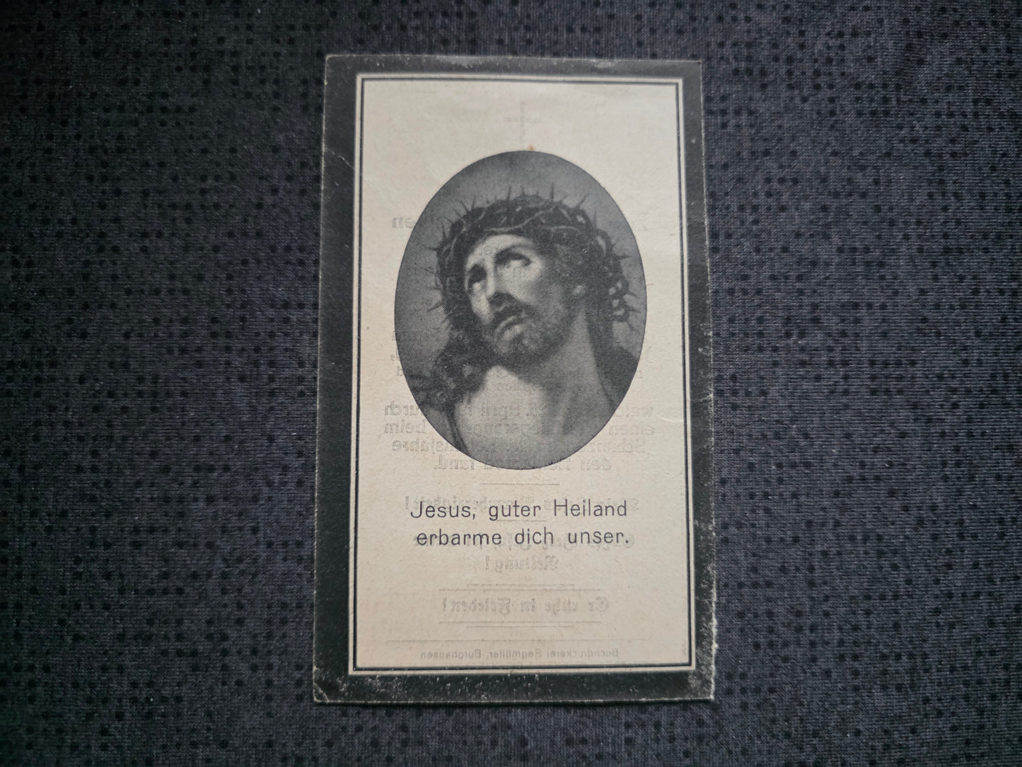 Sterbebild SS-Sturmmann Salzburg Echtfoto Endkampf Tieffliegerangriff Verteidigung Österreich