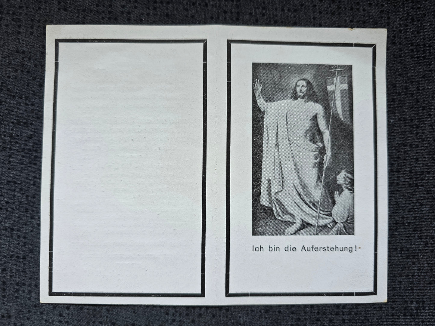 Sterbebild Feldwebel Polling Panzer Regt. Endkampf Schützenhain Görlitz Schlesien - www.mmilitaria.com