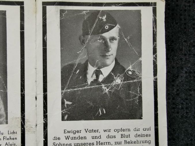 Sterbebild Brüder Obergefreiter Schwarzach Stab I/Pz. Regt. 27 PSA Modlin Polen Grenadier 6. Komp. Gren. Regt. "Hoch & Deutschmeister" Cassino Italien