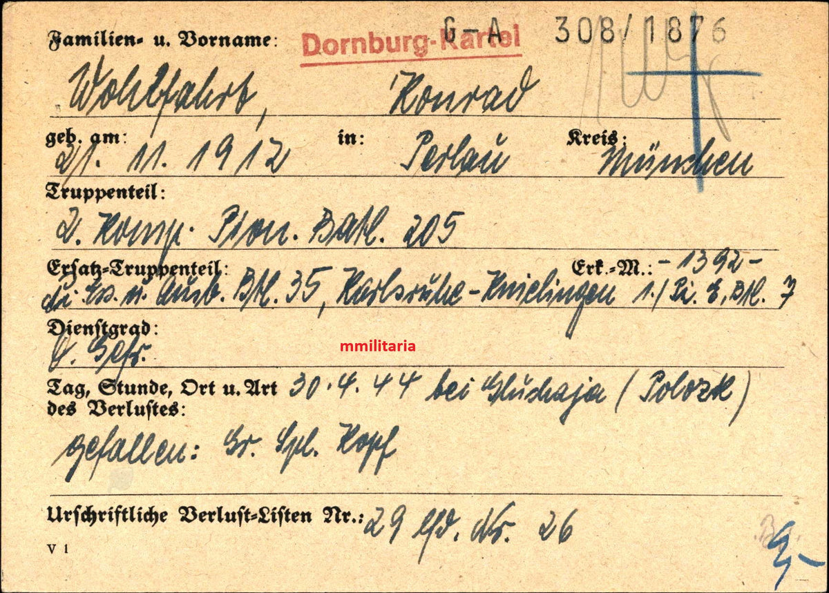 Sterbebild Brüder München Stabsgefreiter Inf. Regt. 146 Zagarolo Nettuno Italien Obergefreiter Pio. Btl. 205