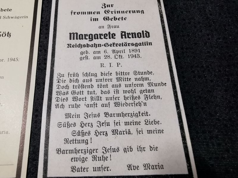 Sterbebilder 3 x Zivil Terrorangriff Frauen Heimatfront Deutschland - www.mmilitaria.com
