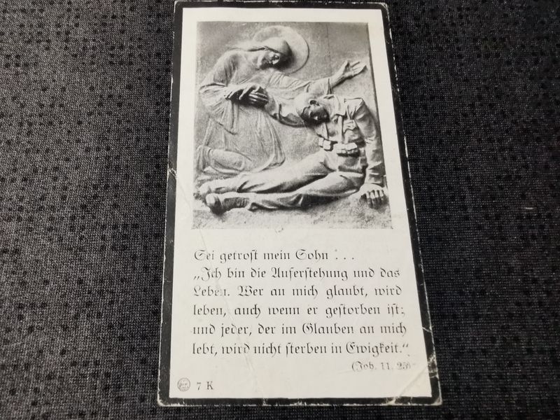 Sterbebild Maschinemaat Hengersberg 15. Minensuchflottille M 1506 Insel Borkum Deutschland