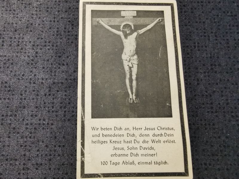 Sterbebild Obergefreiter Grenadier Regt. EK II DAK El Alamein Lybien Afrika - www.mmilitaria.com