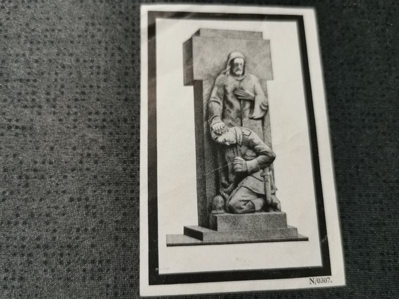 Sterbebild Obergefreiter 1. Sich. Regt. 26 Moordijk Ysselsteyn Holland - www.mmilitaria.com