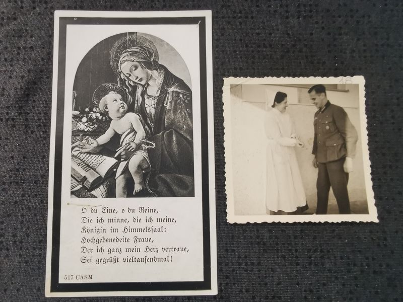 Sterbebild + Foto Obergefreiter Berlin 2. Mot. Pionier Btl. 88 Casauti Chisinau Moldawien - www.mmilitaria.com