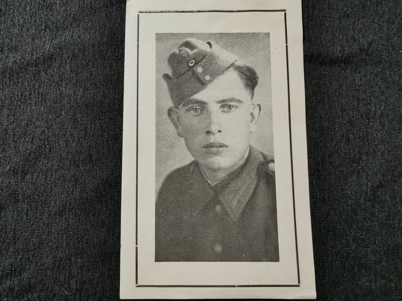Sterbebild Oberpionier 1. Komp. Pionier Btl. 296 Rogatschew Tursko Russland - www.mmilitaria.com