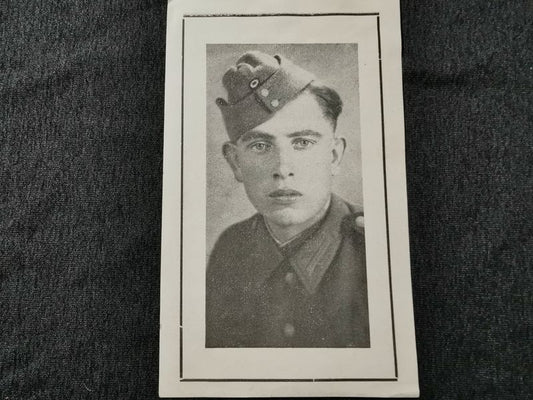 Sterbebild Oberpionier 1. Komp. Pionier Btl. 296 Rogatschew Tursko Russland - www.mmilitaria.com