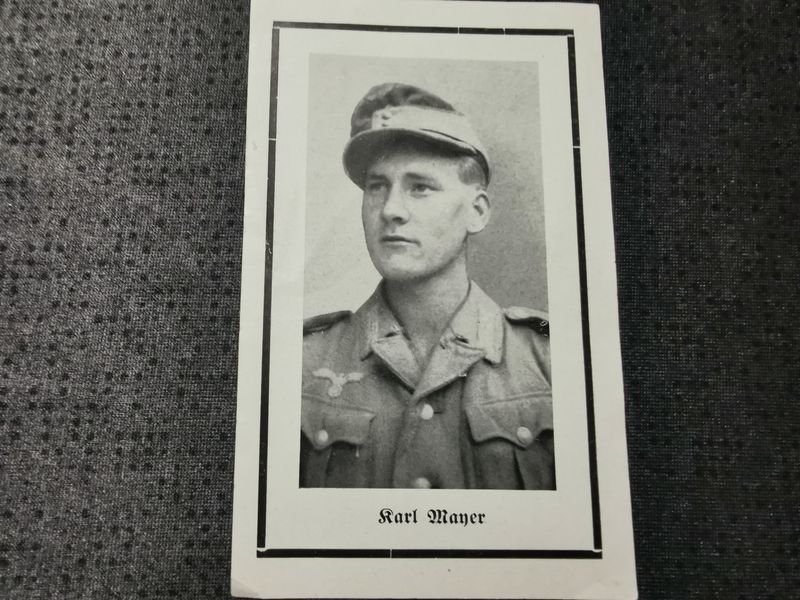 Sterbebild Obergefreiter Gebirgsjäger Regt. Bosnien Herzegowina - www.mmilitaria.com