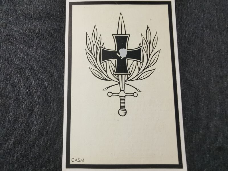 Sterbebild Gefreiter Flak Einheit "Hermann Göring" DAK Bordj Cedria Tunesien Afrika - www.mmilitaria.com