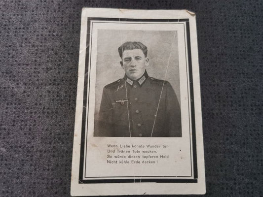 Sterbebild Meldereiter Radfahr-Schwadron 129 Gorsdok Newel Russland - www.mmilitaria.com