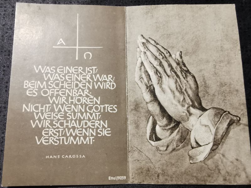 Sterbebild Gefreiter Infanterie Regt. Nahkampfspange schwere Abwehrkämpfe Charkow Ukraine - www.mmilitaria.com