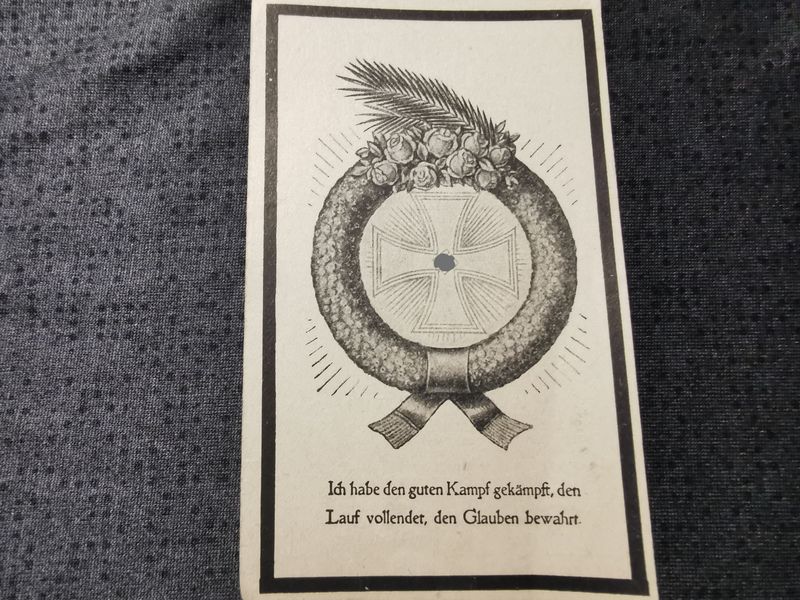 Sterbebild Grenadier Deggendorf Tiraspol Chisinau Moldawien - www.mmilitaria.com