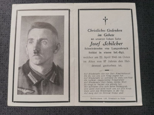 Sterbebild Schütze Infanterie Regt. Endkampf Osten - www.mmilitaria.com
