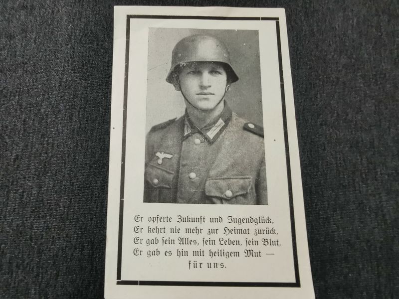 Sterbebild Unteroffizier Grenadier Regt. EK II Costermano Italien - www.mmilitaria.com