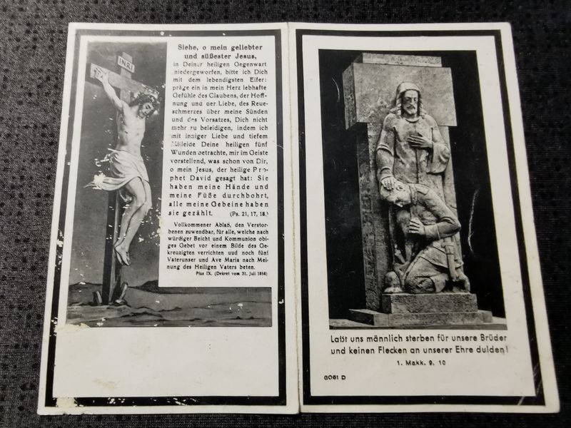 Sterbebild Oberschütze 6. Komp. Inf. Regt. 241 Moroschowa Russland - www.mmilitaria.com