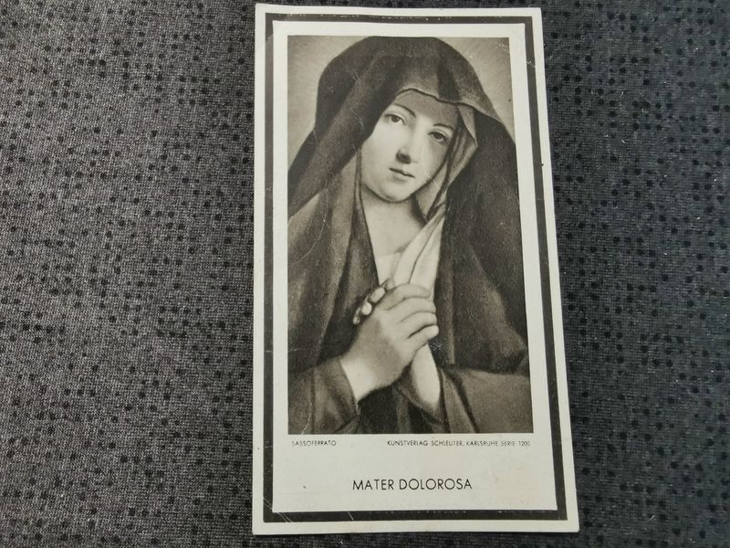 Sterbebild Schütze Frontenhausen Kriegsgefangenenlazarett Weissenau Ravensburg Deutschland - www.mmilitaria.com