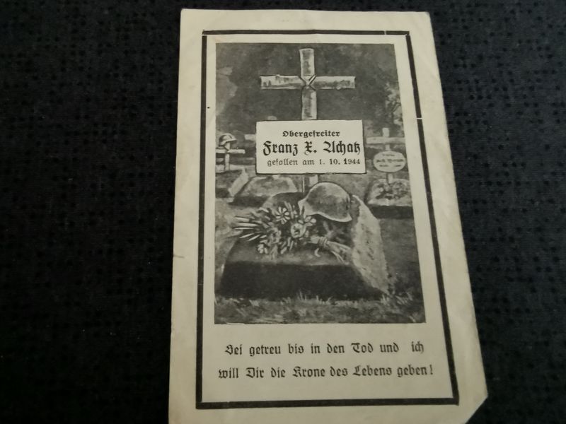 Sterbebild Obergefreiter Grenadier Regt. Mierlo Nordbrabant Ysselsteyn Holland - www.mmilitaria.com