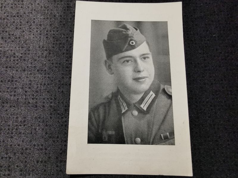 Sterbebild Gefreiter Krefeld Maschinen Gewehr-Schütze Dt. Schutzwall-Ehrenzeichen Sturmangriff Osten - www.mmilitaria.com