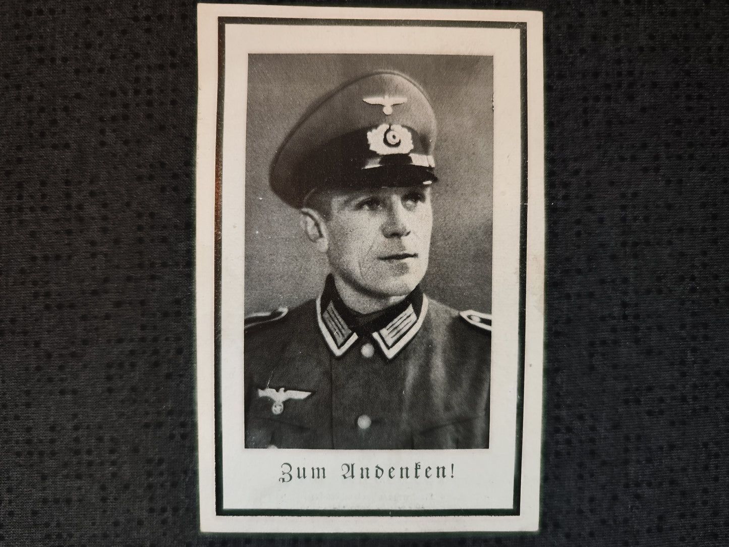 Sterbebild SS-Rottenführer Feldwebel Postkraftwagenführer Feldpostamt 639 Korsika Rom Pomezia Italien