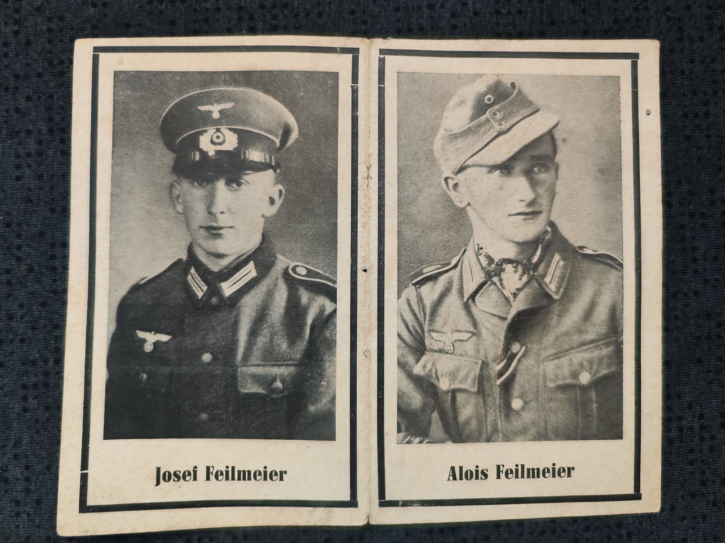 Sterbebild Brüder Langenamming Gefreiter Stabs Komp. Inf. Regt. 511 Gefreiter 13. Komp. Füsilier Regt. "Großdeutschland" Osten