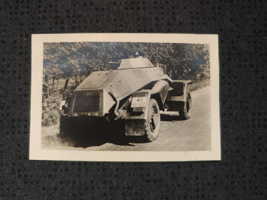 Foto Leichter Panzerspähwagen Sd.Kfz 221 Frankreich 1940